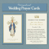 ヴァージンメアリ結婚カソリック祈りの言葉カード