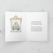 ヴァージンメアリ考えフローラズオブユー祈りの言葉 カード (内部)