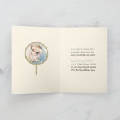 ヴァージンメアリ考えーズオブユー祈りの言葉 カード (内部)