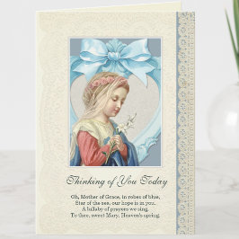 ヴァージンメアリ考えーズオブユー祈りの言葉 カード