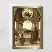 ヴァージンメアリ賛美ーの受胎告知 (正面)