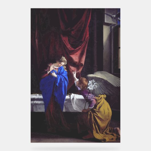 ヴァージンメアリ賛美ーへの受胎告知 アクリルサイン (正面)