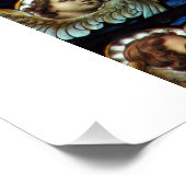 ヴァージンメアリ賛美ーステンドグラスの戴冠式 ポスター (コーナー)