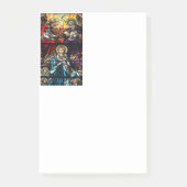 ヴァージンメアリ賛美ーステンドグラスの戴冠式 ポストイット (正面)