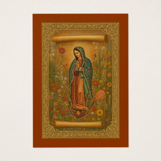 ヴァージンメキシコグアダルーペスペインの葬儀祈りの言葉 (正面)