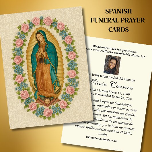 ヴァージンメキシコグアダルーペスペインの葬儀祈りの言葉