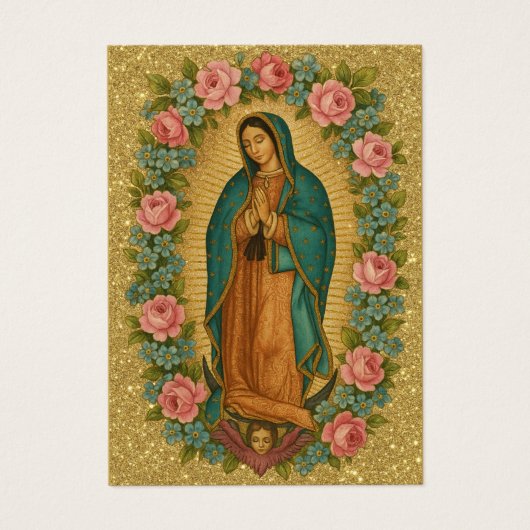 ヴァージンメキシコグアダルーペスペインの葬儀祈りの言葉 (正面)