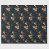 ヴァージンメリーアンドベビーイエス出生 ラッピングペーパー (フラット)