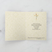 ヴァージンメリーイエスカトリック弔問悔やみや弔慰 サンキューカード (内部)