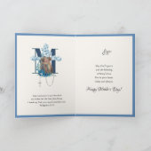 ヴァージンメリーイエスカトリック祈りの言葉宗教的カード カード (内部)