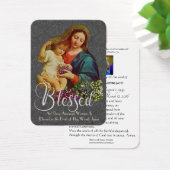 ヴァージンメリーイエスカトリック葬式の聖札 – (デスク)