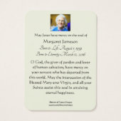 ヴァージンメリーイエスグッドカウンセル葬儀宗教 (裏面)