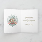 ヴァージンメリーイエスフローラヴィンテージ聖ハート カード (内部)