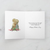 ヴァージンメリーイエス宗教母の日 カード (内部)