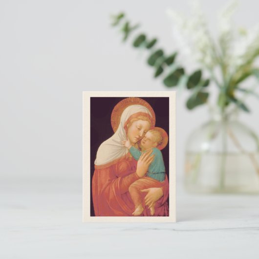 ヴァージンメリーイエス良き助言の母親メモリアレ 名刺 (スタンド正面)