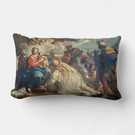 ヴァージンメリーイエズスのマギ崇拝 ランバークッション