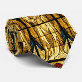 ヴァージンメリーイエズス宗教的ステンドグラス ネクタイ (ロール)