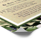 ヴァージンメリーイエズス詩ヴィンテージ宗教 ポスター (角)