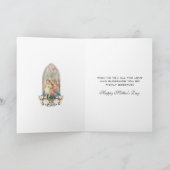 ヴァージンメリーイエズマザーズ・デイ・カトリック カード (内部)
