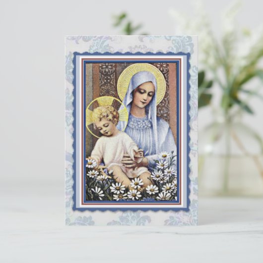 ヴァージンメリーイエズラブリーレディーブルーの詩を着た (スタンド正面)