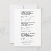 ヴァージンメリーイエズラブリーレディーブルーの詩を着た (裏面)