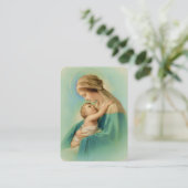 ヴァージンメリーイエズラブリーレディーブルーの詩を着た エンクロージャーカード (スタンド正面)