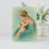 ヴァージンメリーイエズラブリーレディーブルーの詩を着た 招待状 (スタンド正面)