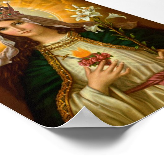 ヴァージンメリーインマキュレートハートクイーン天国 ポスター (角)