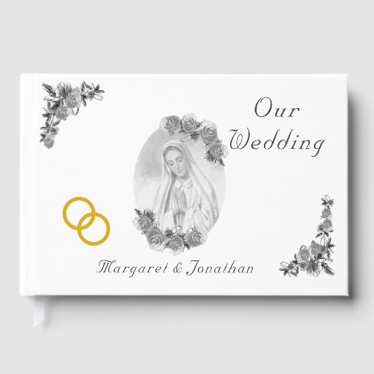 ヴァージンメリーカソリッ結婚クス ゲストブック (正面)