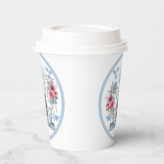 ヴァージンメリーカトリック宗教母メリーフローラ 紙コップ (左)