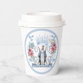 ヴァージンメリーカトリック宗教母メリーフローラ 紙コップ (裏面)