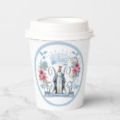 ヴァージンメリーカトリック宗教母メリーフローラ 紙コップ (正面)