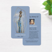 ヴァージンメリーカトリック葬儀記念祈りの言葉カード (デスク)
