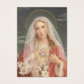 ヴァージンメリーカトリック葬儀記念聖札 –  (正面)