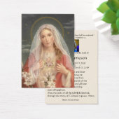 ヴァージンメリーカトリック葬儀記念聖札 –  (デスク)