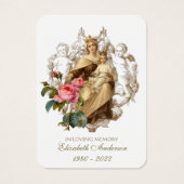 ヴァージンメリーカトリック葬儀記念聖札 –  (正面)