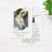 ヴァージンメリーカトリック葬儀記念聖札 – (デスク)