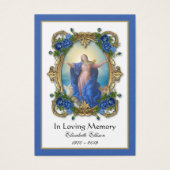 ヴァージンメリーカトリック葬儀記念聖札 – (正面)