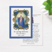 ヴァージンメリーカトリック葬儀記念聖札 – (デスク)