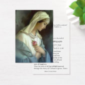 ヴァージンメリーカトリック葬儀記念聖札 –  (デスク)