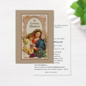 ヴァージンメリーカトリック葬儀記念聖札 –  (デスク)