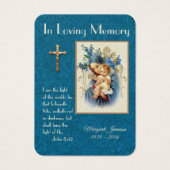 ヴァージンメリーカトリック葬儀記念聖札 –  (正面)