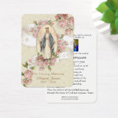 ヴァージンメリーカトリック葬儀記念聖札 –  (デスク)