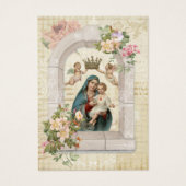 ヴァージンメリーカトリック葬儀記念聖札 –  (正面)