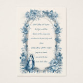 ヴァージンメリーカトリック葬儀記念聖札 – (正面)