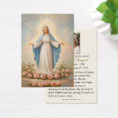 ヴァージンメリーカトリック葬儀記念聖札 –  (デスク)