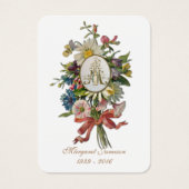 ヴァージンメリーカトリック葬儀記念聖札 – (正面)