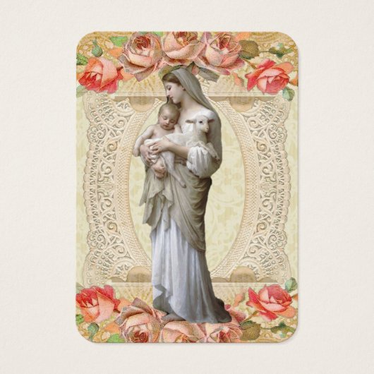 ヴァージンメリーカトリック葬儀記念聖札 –  (正面)