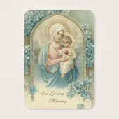 ヴァージンメリーカトリック葬儀記念聖札 – (正面)