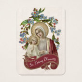ヴァージンメリーカトリック葬儀記念聖札 –  (正面)